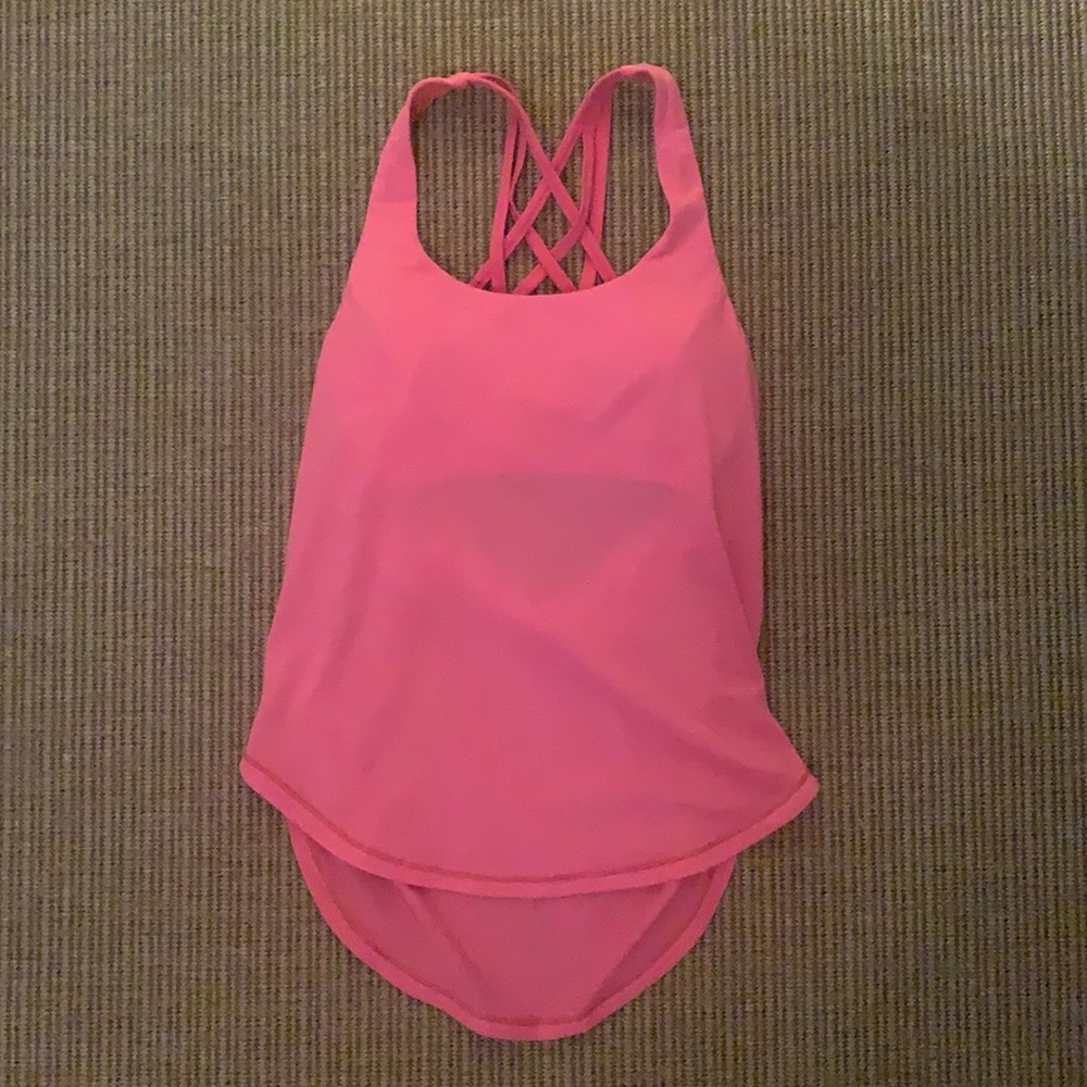 Lululemon tank top with built in sports bra